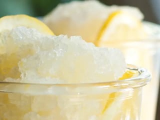 Citronová granita