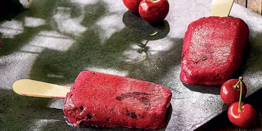 Ovocné nanuky z čerstvých třešní