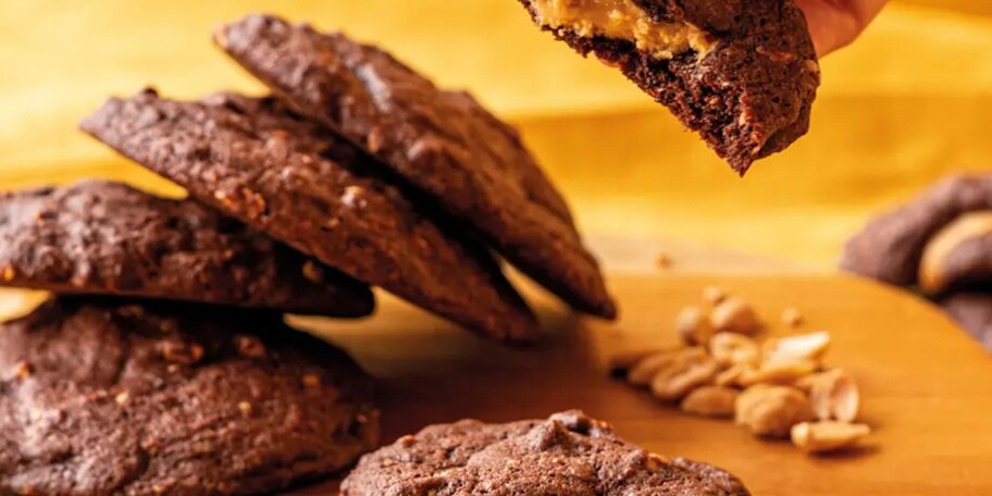 Cookies s čokoládou a burákovým máslem