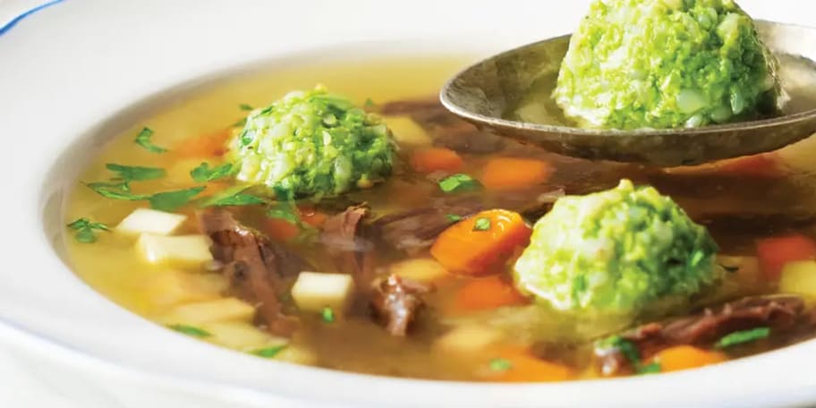 Zeleninové knedlíčky do polévky