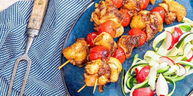 Královské kuřecí špízy v marinádě pomodoro