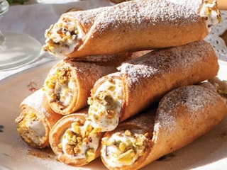 Sladké cannoli s ricottou