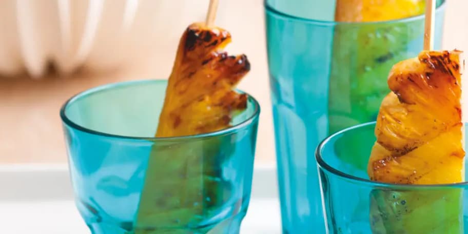 Ananas na grilu s třtinovým cukrem