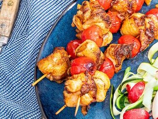 Královské kuřecí špízy v marinádě pomodoro