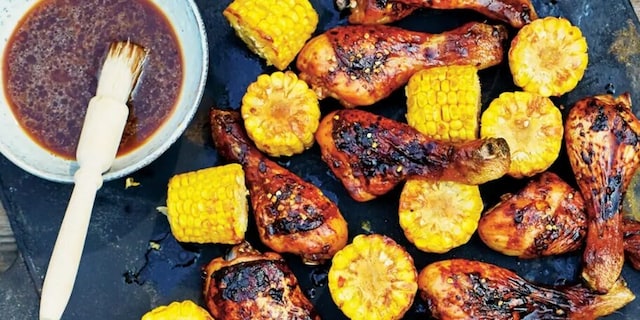 Kuřecí paličky s chilli a kukuřicí