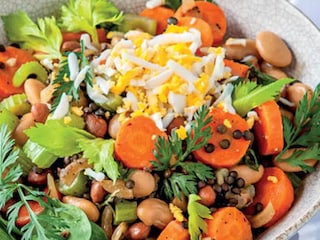 Dušená zelenina s mixem luštěnin