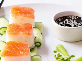 Jednoduché lososové sushi