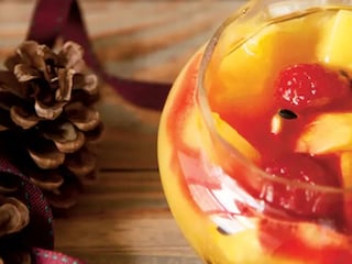 Pečený čaj z exotického ovoce