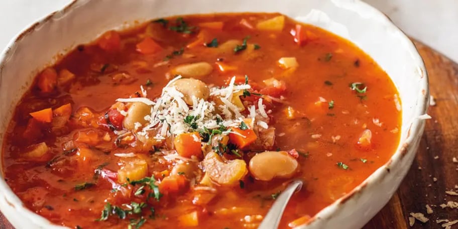 Zimní polévka minestrone