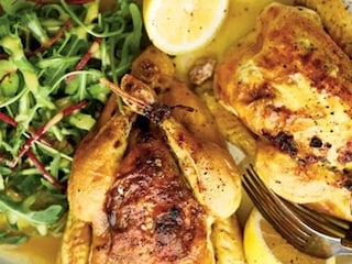 Citronové baby kuře s jarními bylinkami