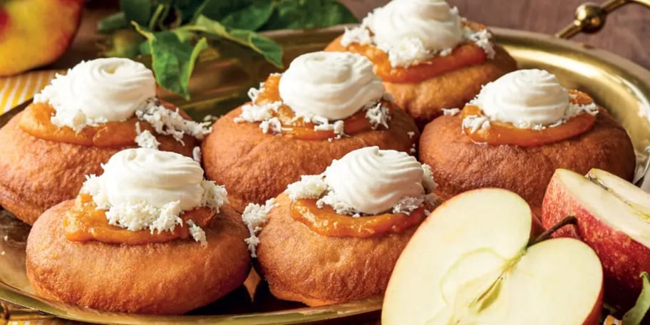 Vdolky s jablečnými povidly