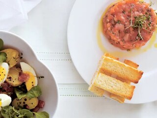 Tatarský biftek z lososa