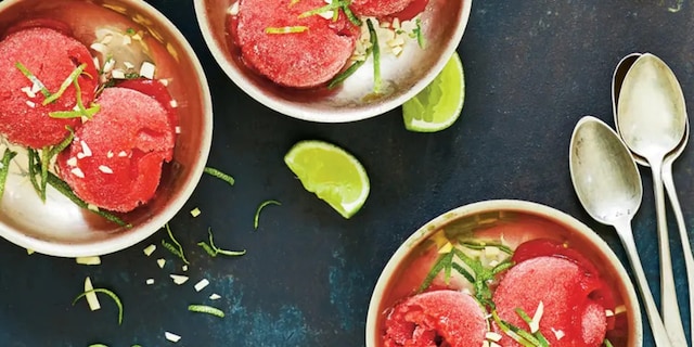 Švestkový sorbet s vodkou