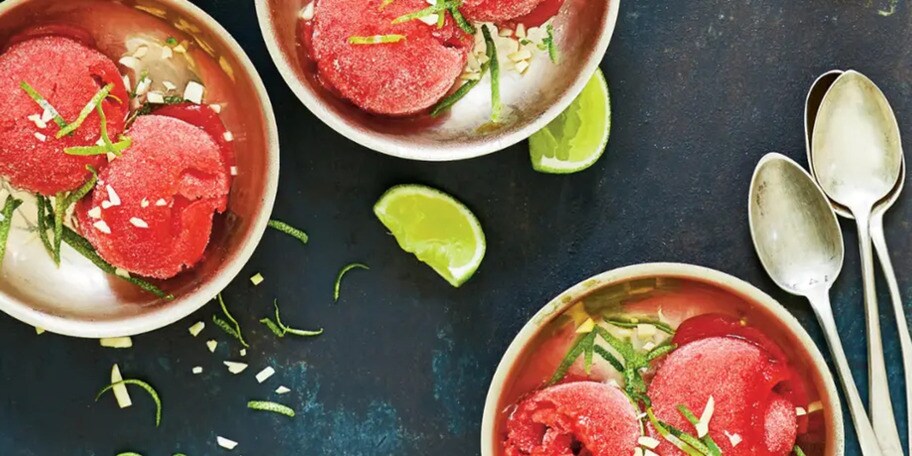 Švestkový sorbet s  vodkou