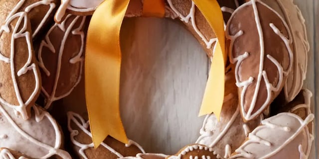 Bio perníčkový věnec