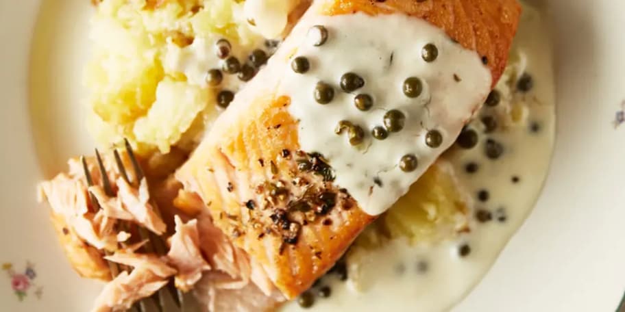 Losos s pepřovou omáčkou