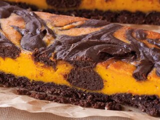 Čokoládovo-dýňový cheesecake