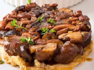 Houbový tarte Tatin