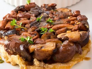 Houbový tarte Tatin