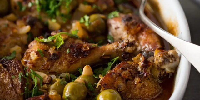 Marocké kuře s bylinkami