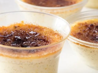 Crème brûlée z bílé čokolády