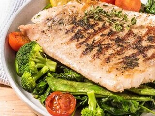 Letní treska z grilu