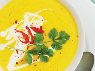 Mrkvový krém s chilli a kokosovým mlékem