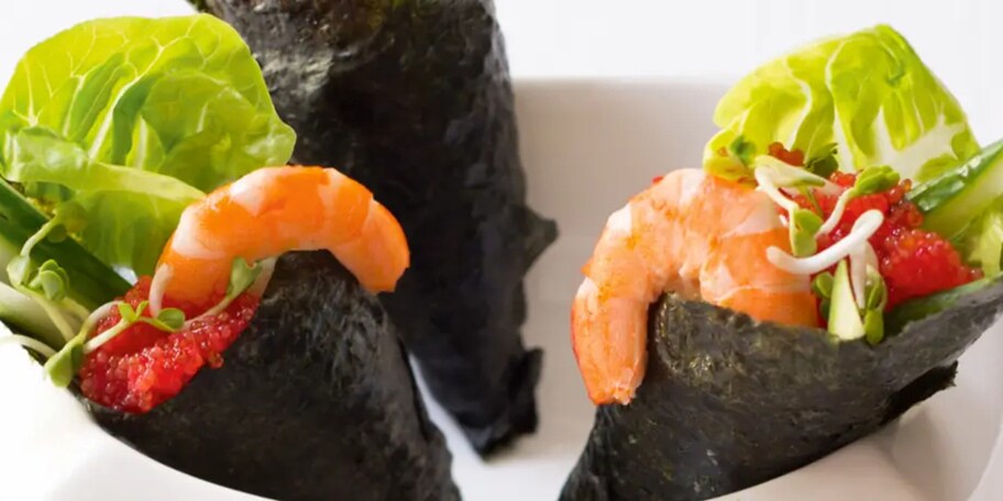 Domácí temaki sushi