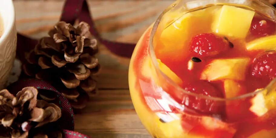 Pečený čaj z exotického ovoce