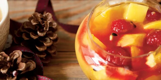 Pečený čaj z exotického ovoce