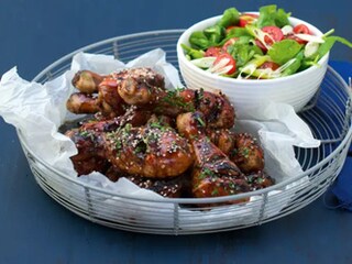 Medové kuřecí paličky