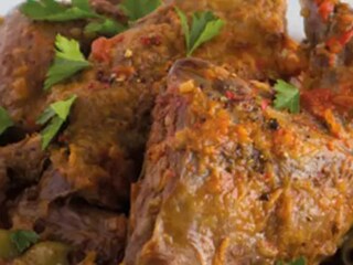 Pečený zajíc po myslivecku