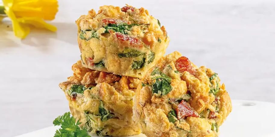 Nádivkové muffiny s uzeným masem