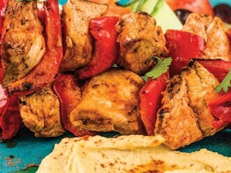 Shish kebab - orientální kuřecí špízy