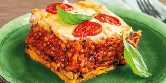 Čočkové lasagne