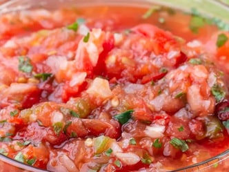 Rajčatová salsa s koriandrem