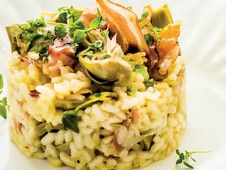 Risotto s artyčoky