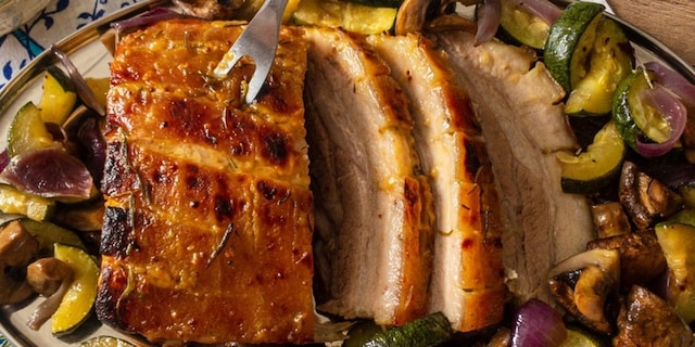 Vepřový bok s javorovým sirupem