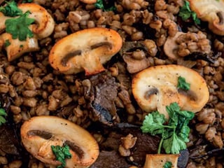 Vánoční kuba ze sušených hub a žampionů