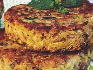 Karbanátky z kuřecích žaludků a cukety