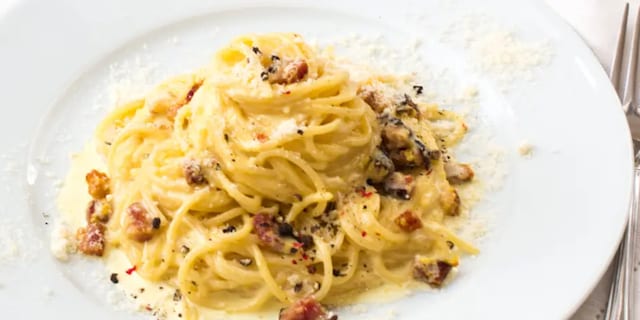 Špagety carbonara