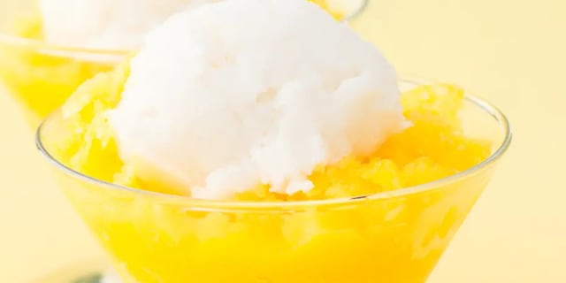 Mangová granita