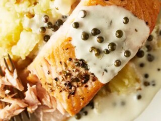 Losos s pepřovou omáčkou