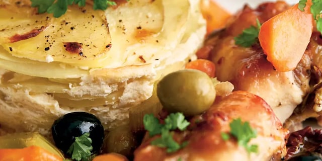 Gratinované brambory s kedlubny