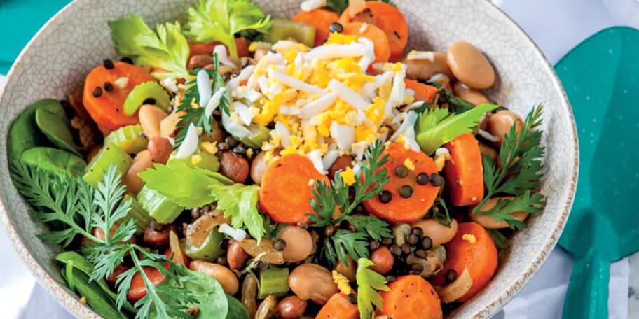 Dušená zelenina s mixem luštěnin