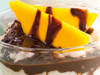 Rýžový pudink s mangem