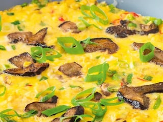 Vaječná omeleta s hříbky