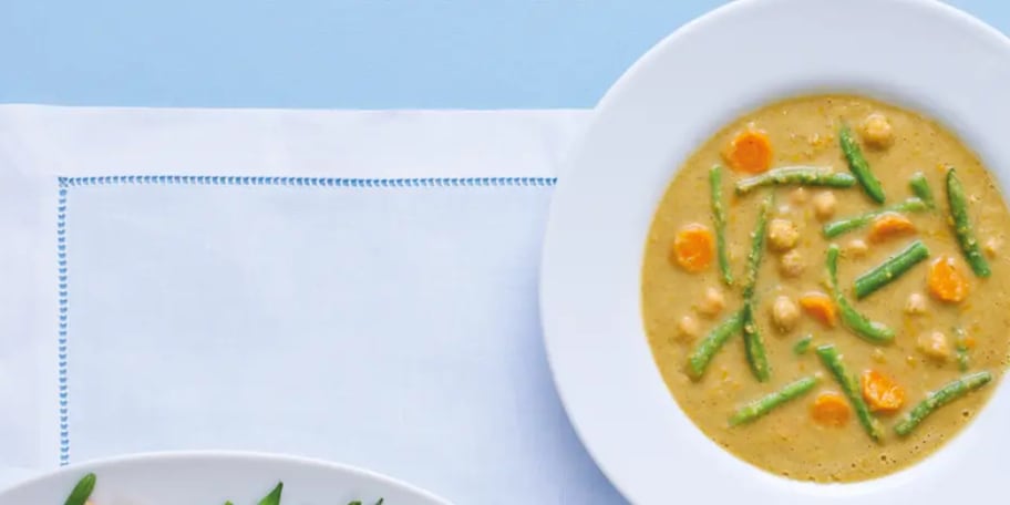 Ostřejší zeleninová polévka