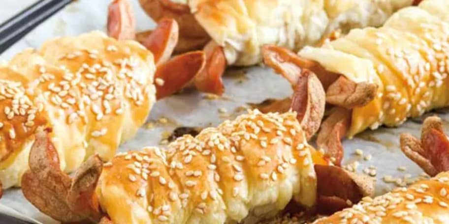 Párky v listovém těstě