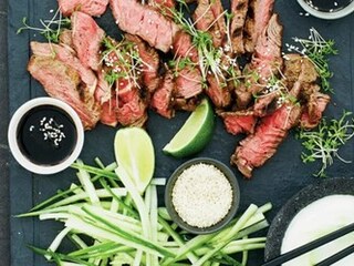 Hovězí entrecote inspirovaný japonskou kuchyní